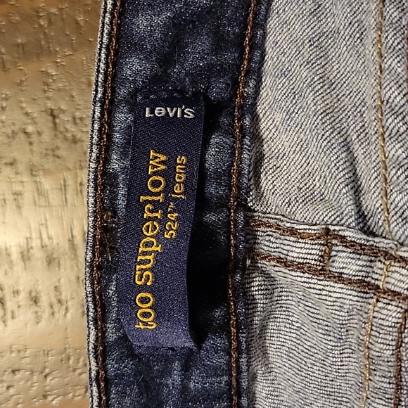 Levi's Dark Wash Flare Jeans - Picture 5 of 6